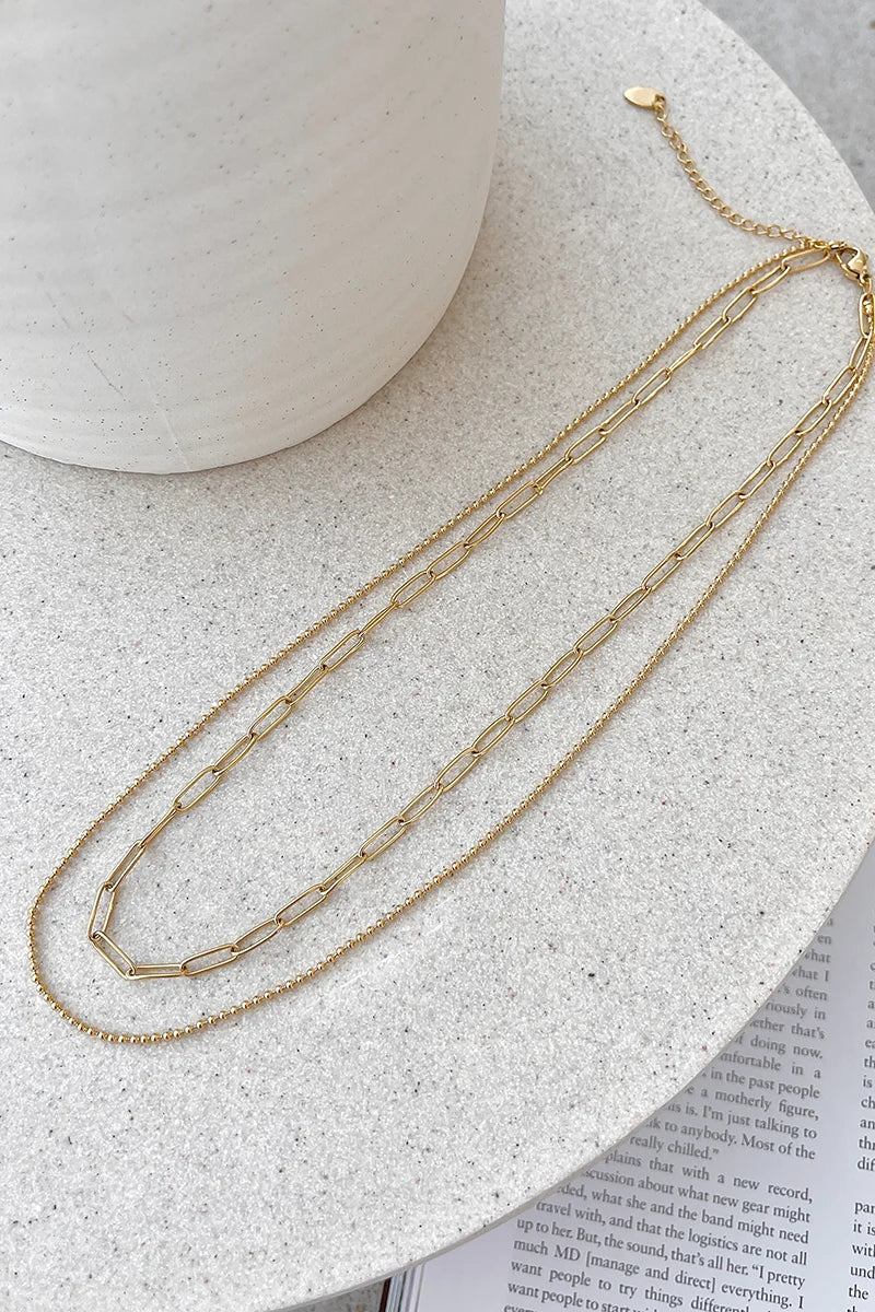 Essentials Loft™ | Dani Chain Necklace Set - Gold