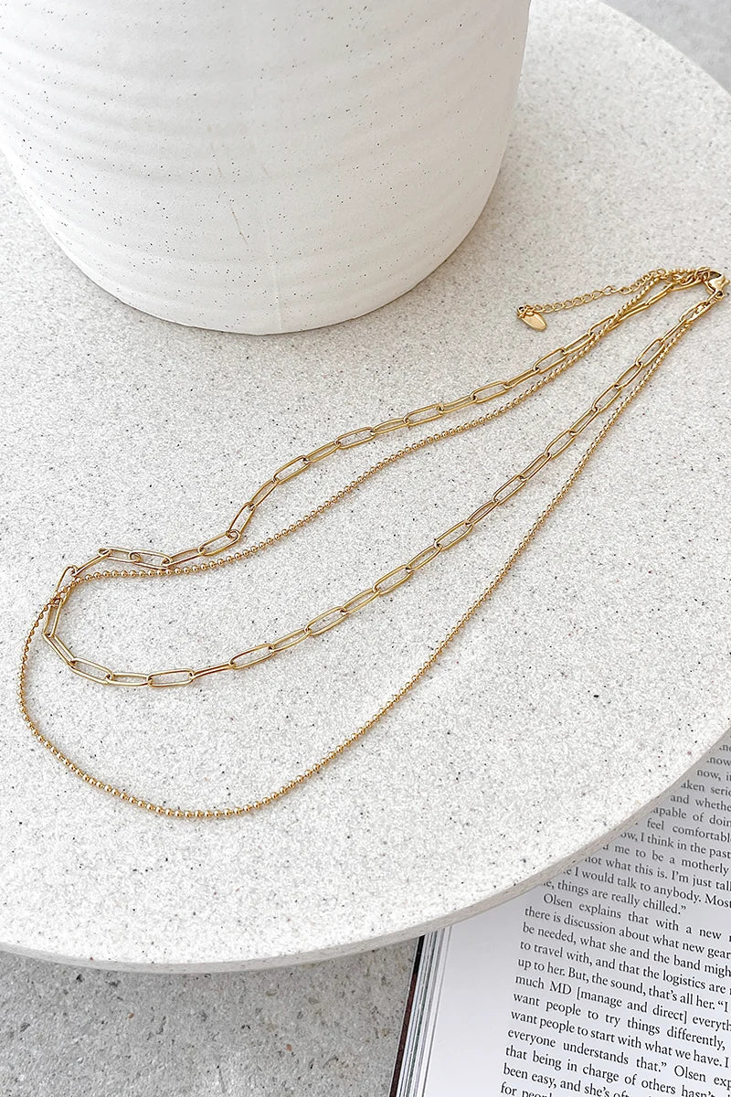 Essentials Loft™ | Dani Chain Necklace Set - Gold