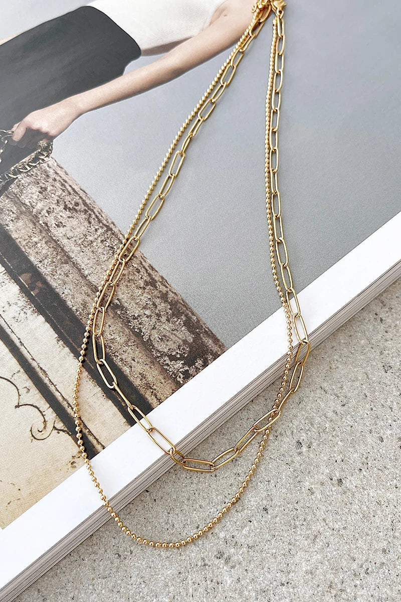 Essentials Loft™ | Dani Chain Necklace Set - Gold