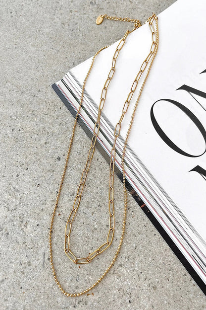 Essentials Loft™ | Dani Chain Necklace Set - Gold