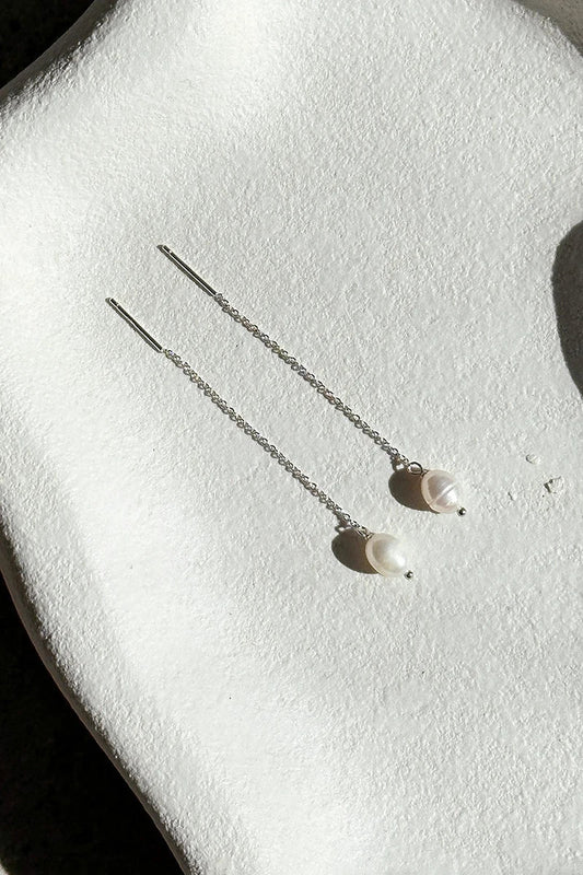 Essentials Loft™ | Bahama Thread Earrings - Sterling Silver