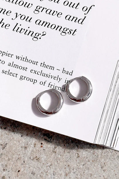 Essentials Loft™ | Island Glow Hoop Earrings - Sterling Silver