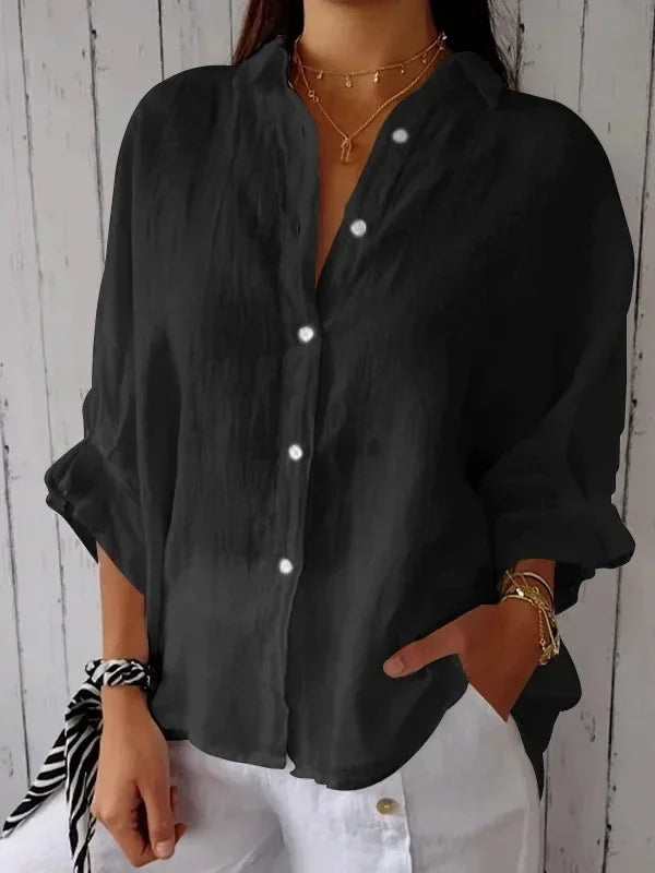 Darcie – Casual Tie-Back Shirt