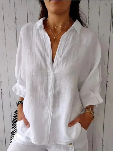 Darcie – Casual Tie-Back Shirt