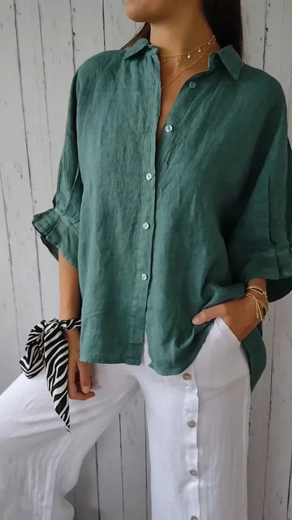 Darcie – Casual Tie-Back Shirt