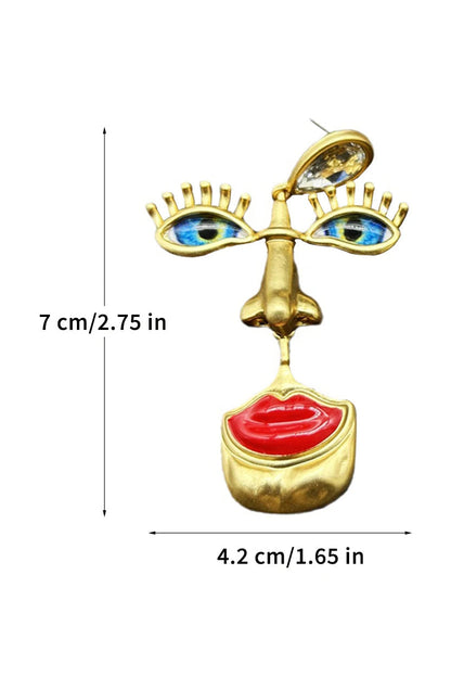 Essentials Loft™ | Evil Eyes Retro Face Stud Earrings