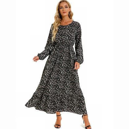 Marga – Floral Long Sleeve Maxi Dress