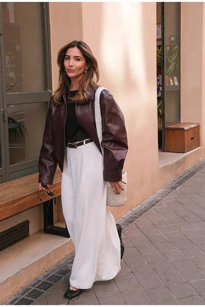 Ella | Vintage Leather Jacket
