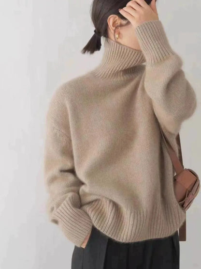 Zoey - Oversized Turtleneck Jumper