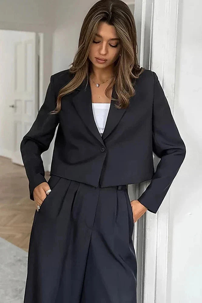Jenny | Solid Office Pants Set