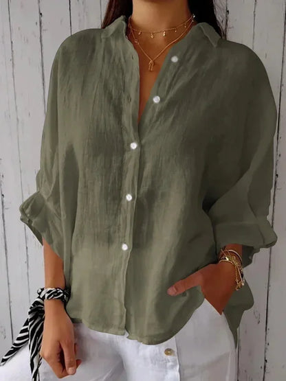 Darcie – Casual Tie-Back Shirt