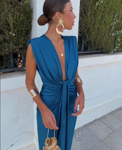 MORIAH | ELEGANT PLEATED DRESS