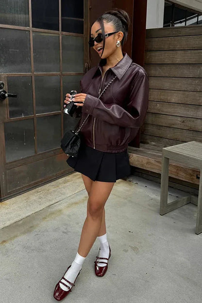Ella | Vintage Leather Jacket