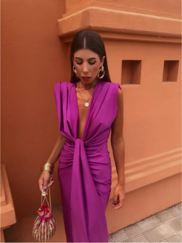 MORIAH | ELEGANT PLEATED DRESS