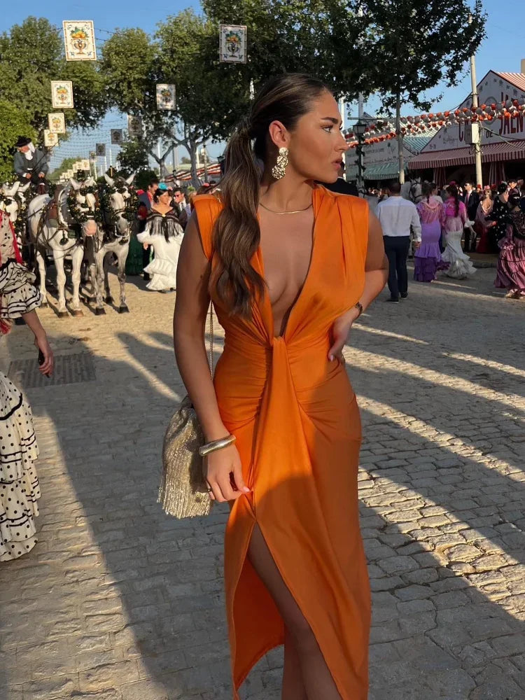 MORIAH | ELEGANT PLEATED DRESS