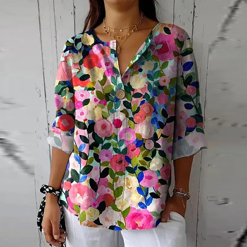 Luna | Floral Charm Blouse
