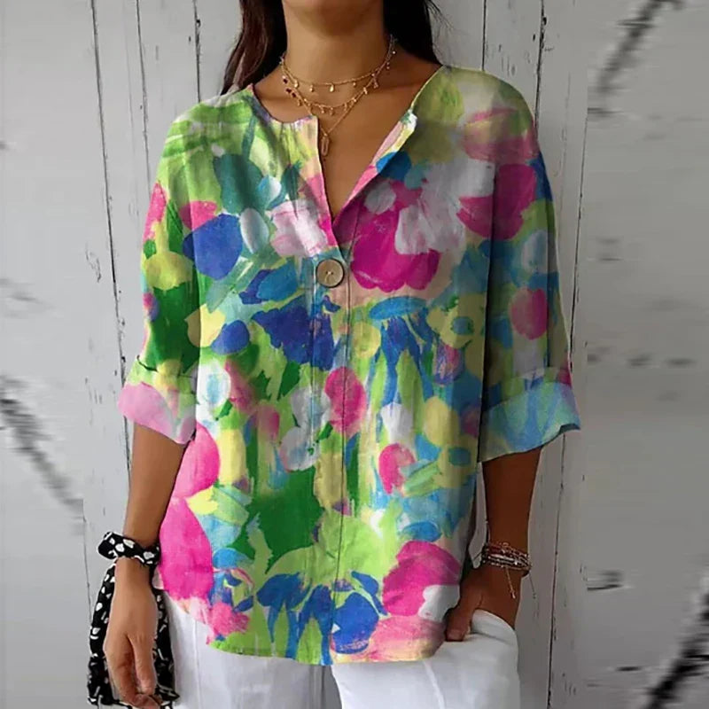 Luna | Floral Charm Blouse