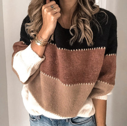 Erika - Comfy Striped Jumper