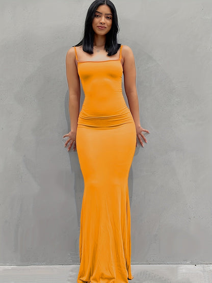 Allie – Sleek Bodycon Maxi Dress
