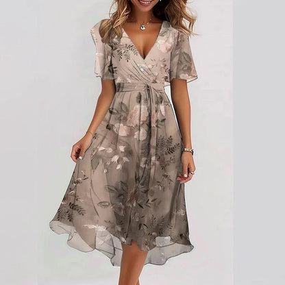 Farah | Wrap Front Midi Dress