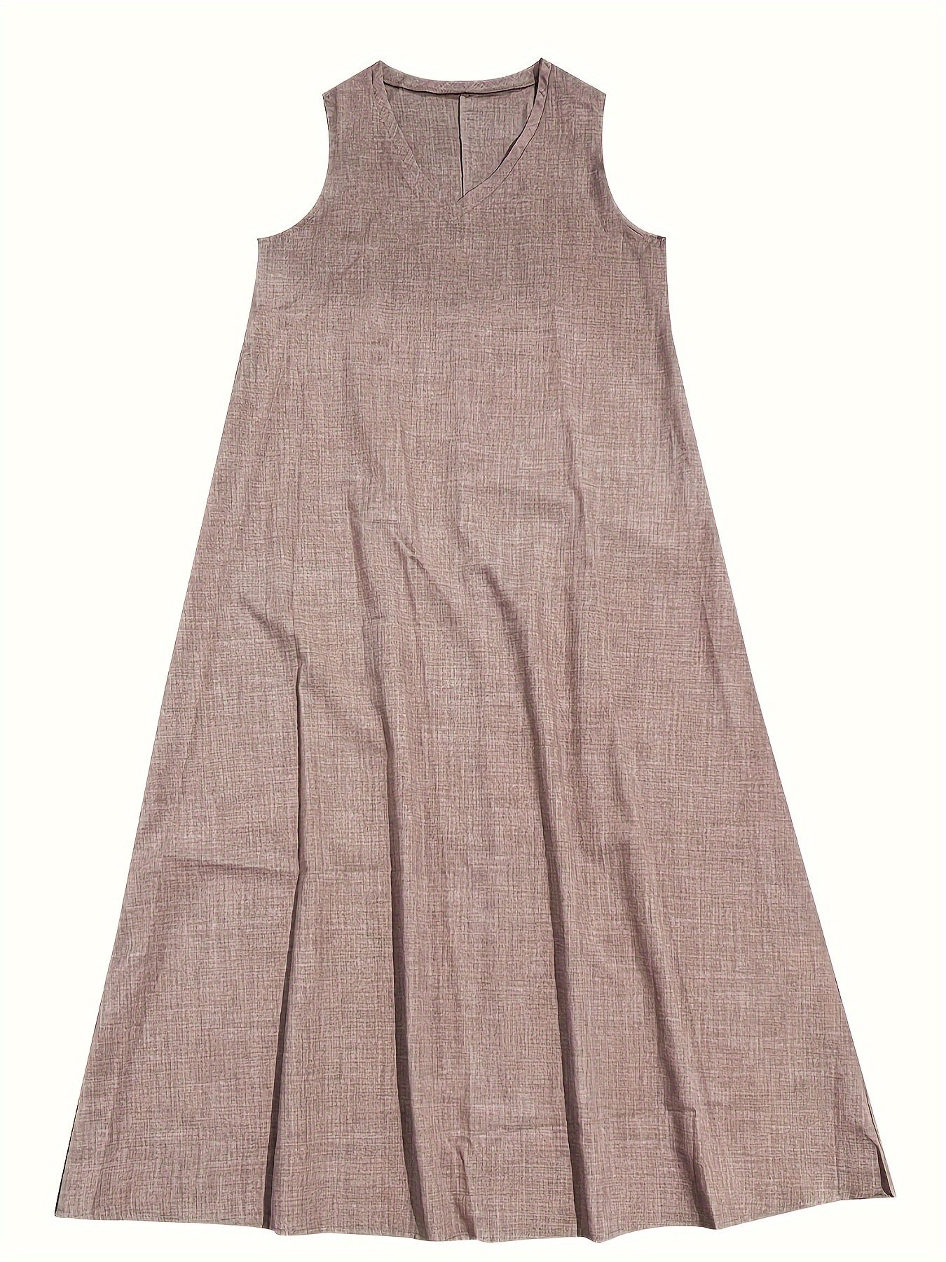 Joan – Sleeveless Textured Maxi Dress