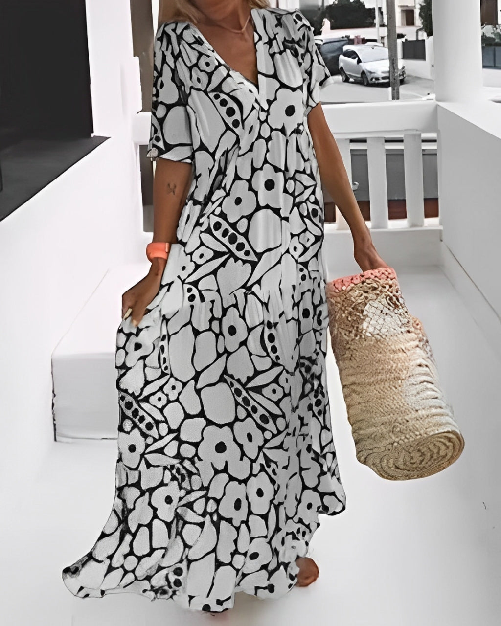 Lillie | Floral Print Maxi Dress