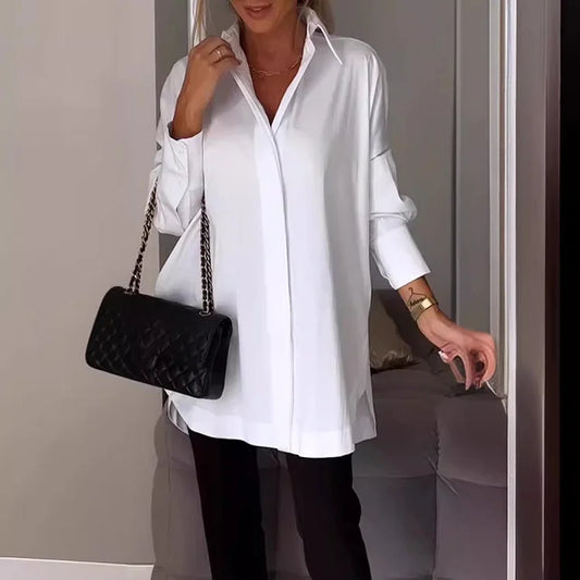 Livia | Long Sleeve Oversized Shirt