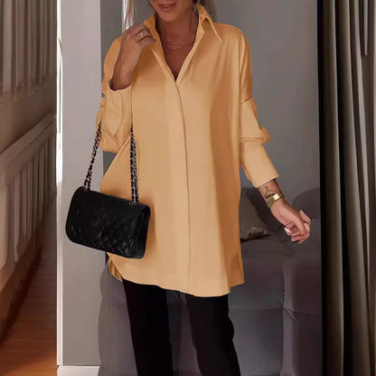 Livia | Long Sleeve Oversized Shirt