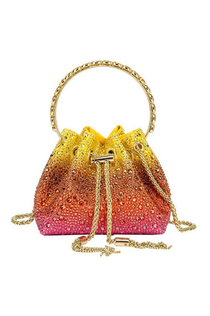 Essentials Loft™ | Carlin Diamente Loop Handle Bucket Bag