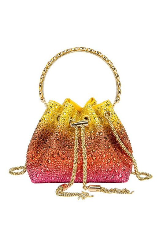 Essentials Loft™ | Carlin Diamente Loop Handle Bucket Bag