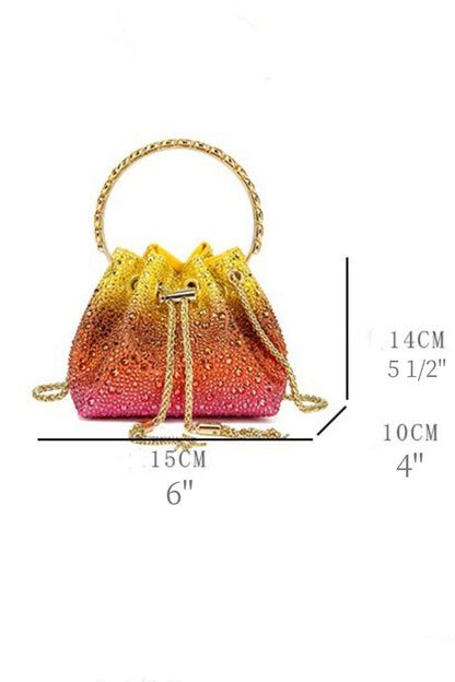 Essentials Loft™ | Carlin Diamente Loop Handle Bucket Bag