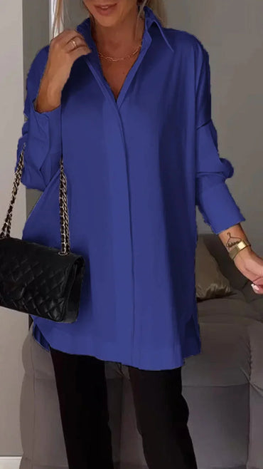 Livia | Long Sleeve Oversized Shirt