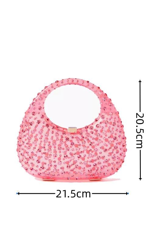 Essentials Loft™ | Diamante Embellished Acrylic Clutch Bag