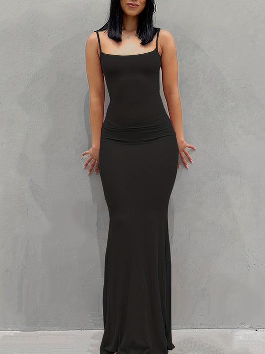 Allie – Sleek Bodycon Maxi Dress
