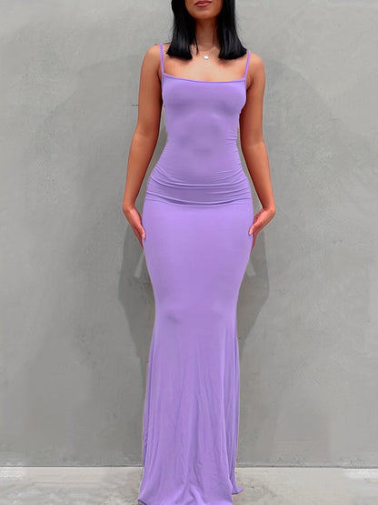 Allie – Sleek Bodycon Maxi Dress