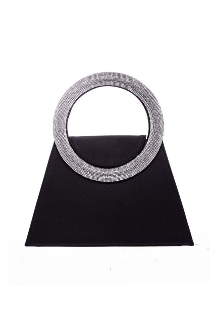 Essentials Loft™ | Gladys Diamante Loop Satin Bag