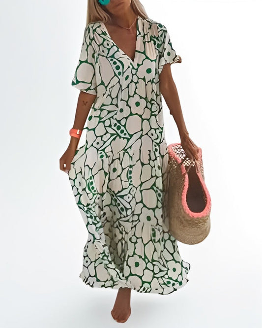 Lillie – Floral Print Maxi Dress