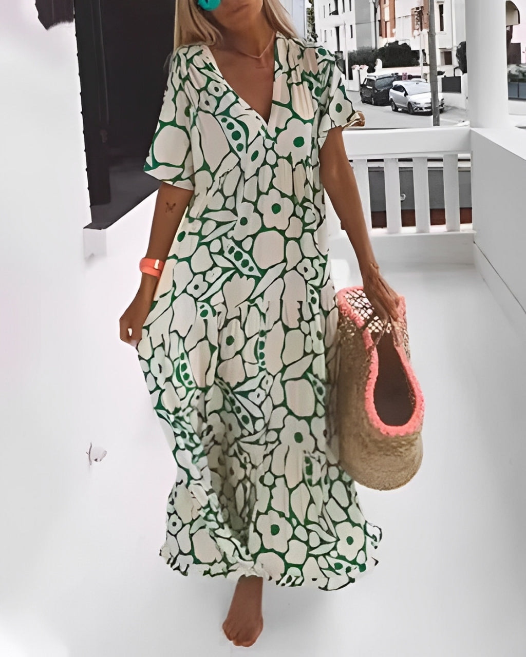 Lillie | Floral Print Maxi Dress