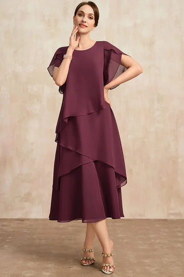 Beau | Layered Midi Occasion Dress