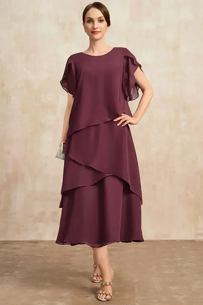 Beau | Layered Midi Occasion Dress