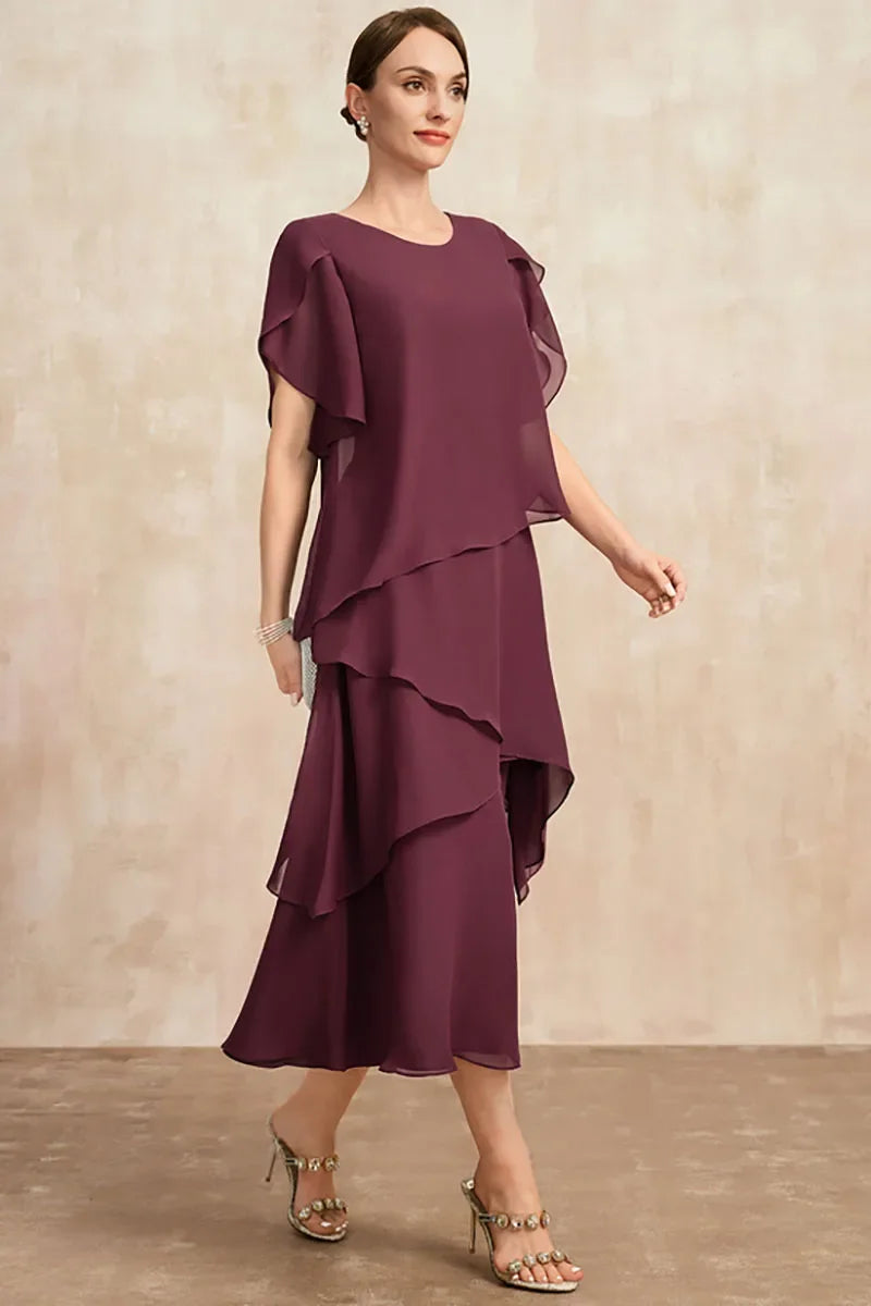 Beau | Layered Midi Occasion Dress
