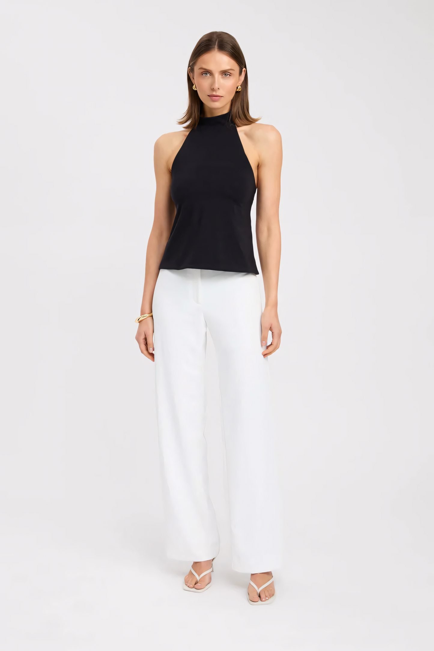 KAYE | CLASSIC HIGH NECK HALTER TOP