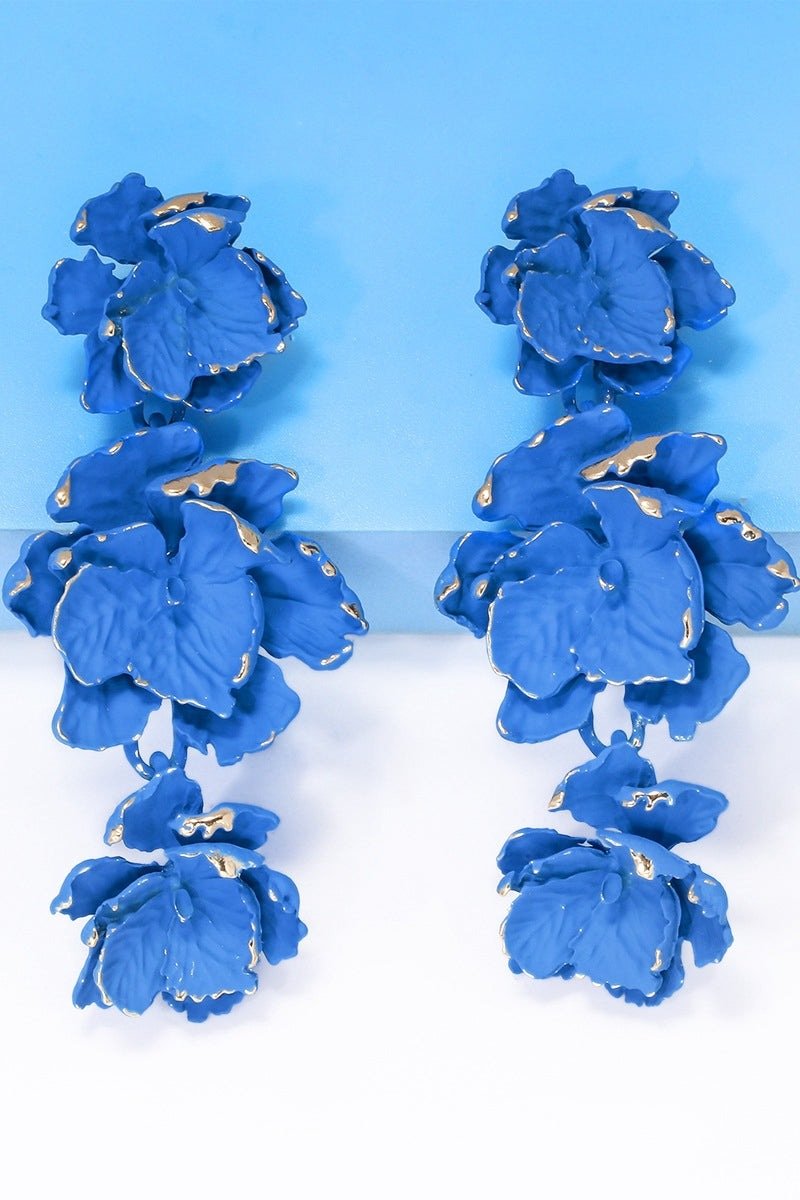 Essentials Loft™ | Phyllis Varnish Flower Earrings