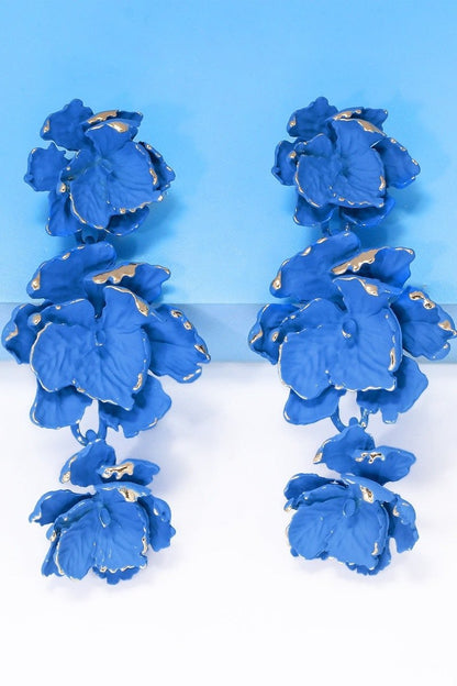 Essentials Loft™ | Phyllis Varnish Flower Earrings