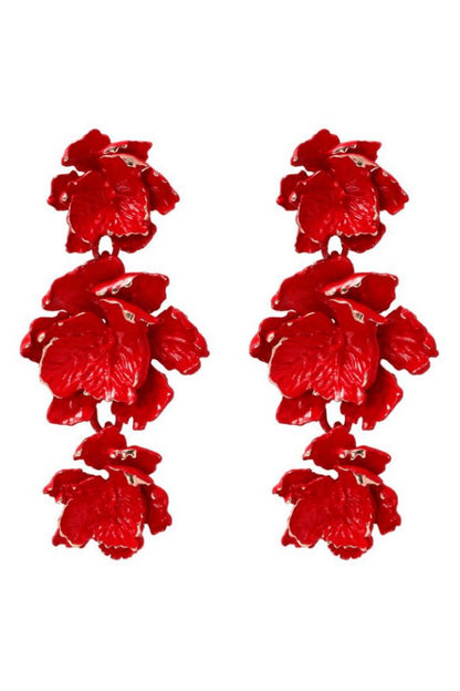 Essentials Loft™ | Phyllis Varnish Flower Earrings