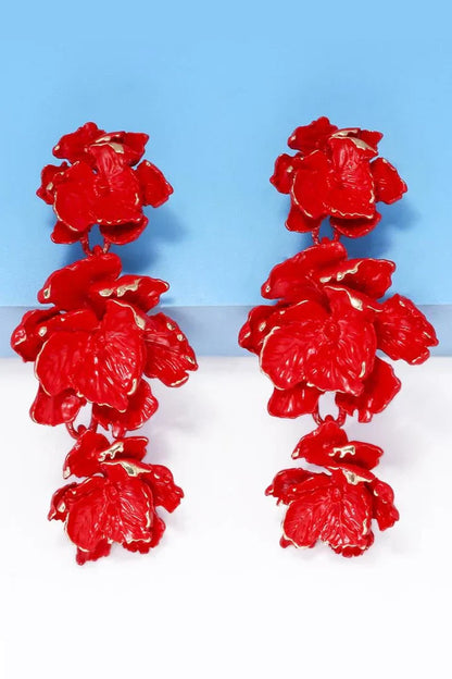 Essentials Loft™ | Phyllis Varnish Flower Earrings