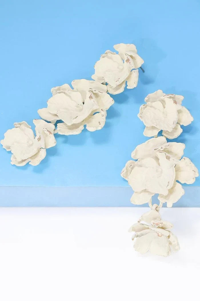 Essentials Loft™ | Phyllis Varnish Flower Earrings