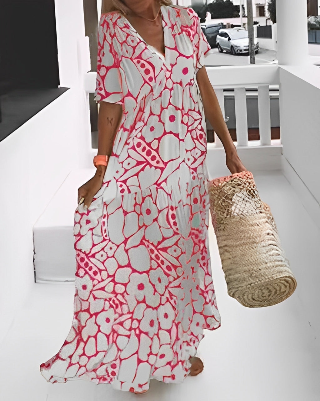 Lillie | Floral Print Maxi Dress