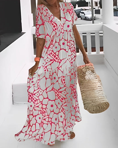 Lillie | Floral Print Maxi Dress