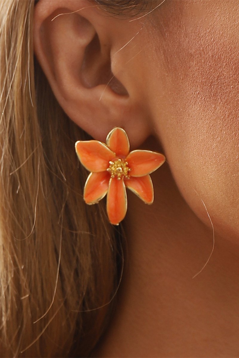 Essentials Loft™ | Vintage Enamel Flower Earrings